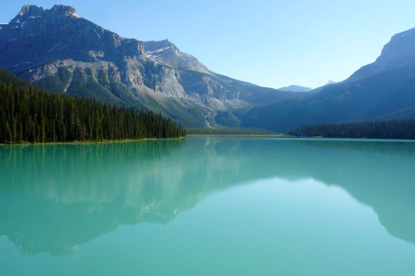 Emerald Lake in Yoho National Park on a private Rockies journey