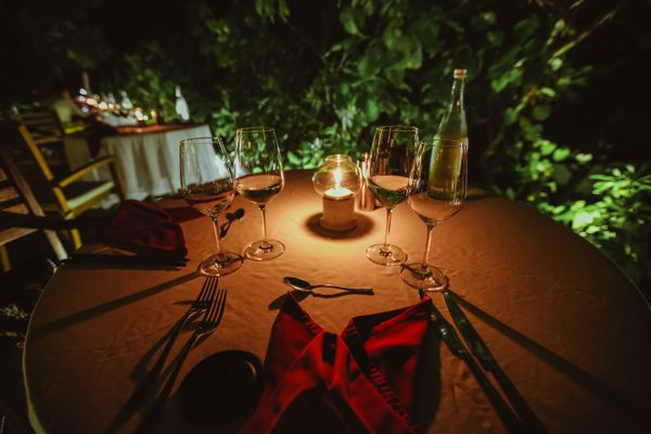 Private dinner setting in a location no group has dined