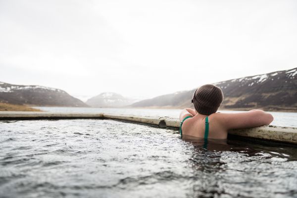 Hot Springs Cove soak in winter on the Tofino coast